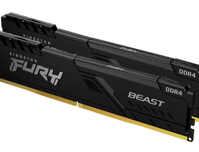 32GB DDR4-3200MHZ CL16 DIMM (KIT OF 2) 1GX8 FURY BEAST BLACK