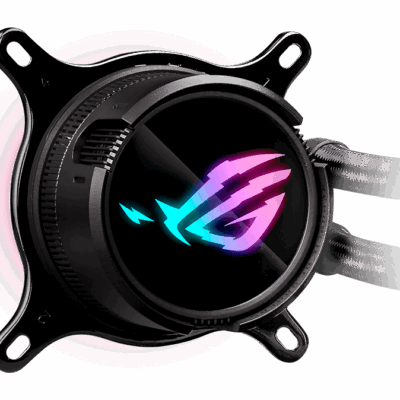 ASUS ROG Strix LC III 360 ARGB all-in-one CPU liquid cooler with 360 rotatable water block Premium ROG ARGB fans