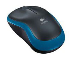 WIRELESS MOUSE M185 BLUE