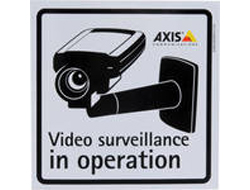 AXIS SURVEILLANCE STICKER ENG