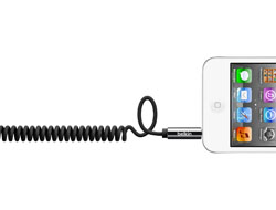CABLE SPIRAL AUDIO 3.5MM/3.5MM