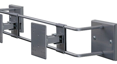 STEEL DOUBLE SCREEN WALL BRACKE