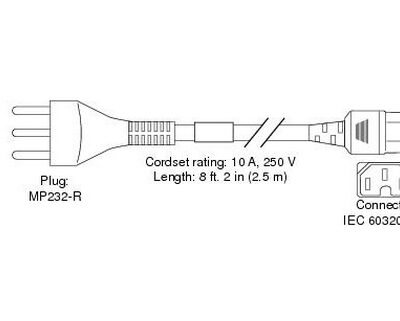 AC POWER CORD (SWITZERLAND)