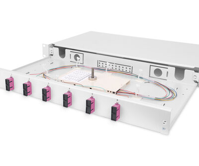 FIBER OPTIC SPLICE BOX SC OM4