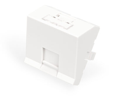 FACE PLATE 1 PORT 45 X 45 MM
