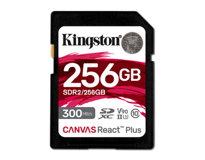 256GB SDXC REACT PLUS UHS-II
