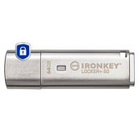 64GB USB 3.2 IRONKEY LOCKER+ 50