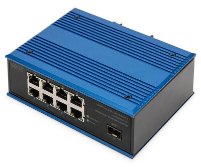 INDUSTRIAL 8+1P 1G SWITCH