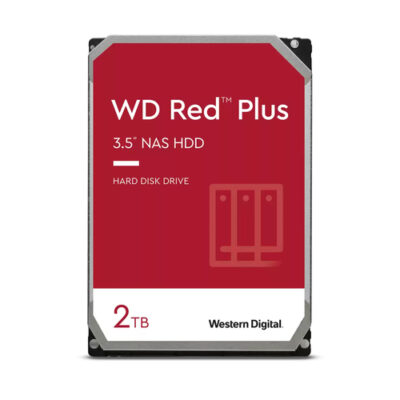 2TB RED PLUS 64MB CMR 3.5IN