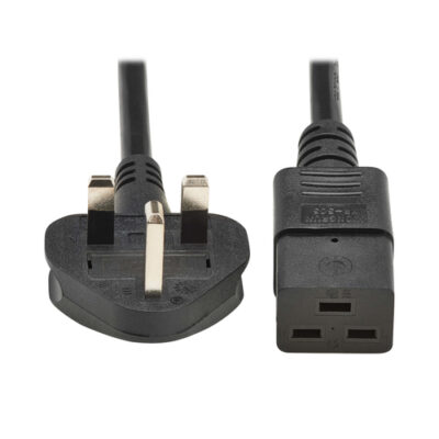 POWER CABLE BS1363 TO C19