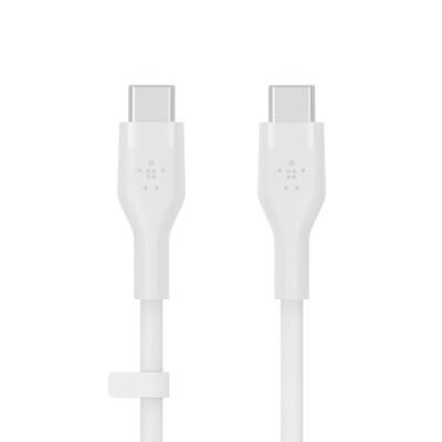 USB-C TO USB-C SILICONE WHITE