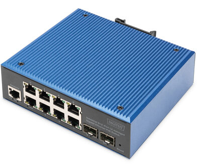 INDUST 8+2PORT E POE SWITCH