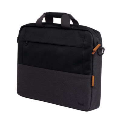 LISBOA 16 LAPTOP BAG - BLACK