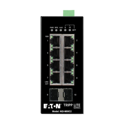 8-PORT MANAGED INDUSTRIAL GIGA