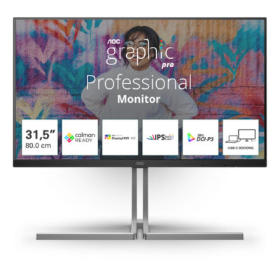 AOC U32U3CV 32IN UHD NANO IPS