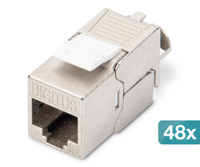CAT 6A KEYSTONE MOD SHIELD 48X