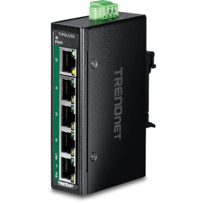 5-PORT INDUSTRIAL GIGABIT POE+