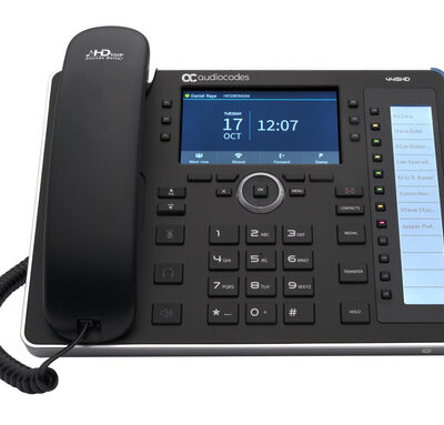 445HD IP-PHONE POE GBE BLACK W/