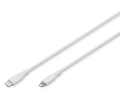 1M LIGHTNING TO USB-C WHITE