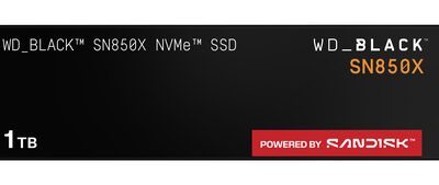 WD BLACK SN850X 1TB SSD