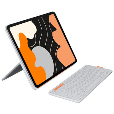 FLIP FOLIO - PALE GREY-CH-BT