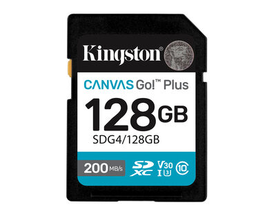 128GB SDXC CANVAS GO PLUS 200R