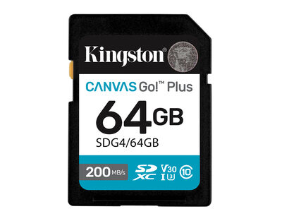 64GB SDXC CANVAS GO PLUS 200R