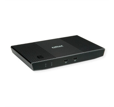 KVM SWITCH 2FACH/DOCK USB-C +