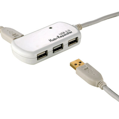 USB2.0 4X HUB M. REPEATER 12M