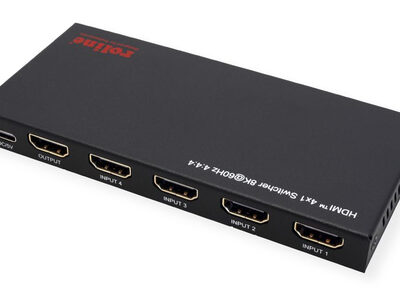 HDMI SWITCH 8K60HZ 4FACH MIT IR