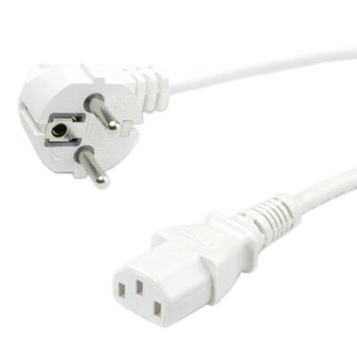 NETZKBL GERADE IEC-BU 60CM WEI