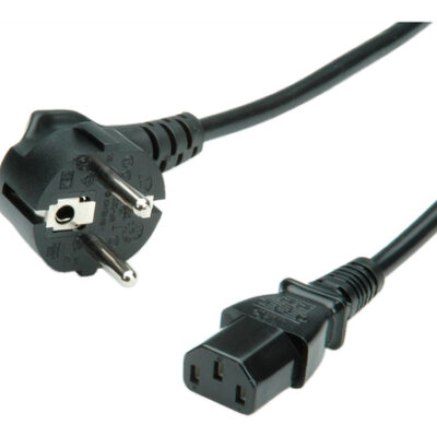 NETZKBL GERADE IEC-BU 60CM SW.
