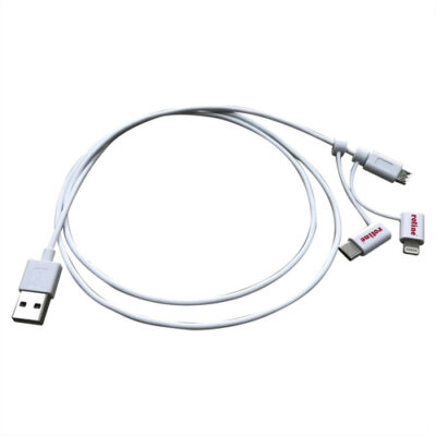 USB2.0 KBL. MICROB+8PIN+C-A 1M
