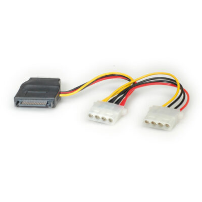 Y-ADAPTERKBL SATA/3X 4 POL. HDD