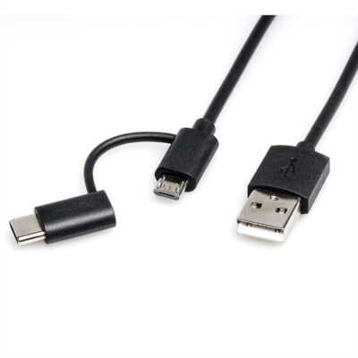 USB2.0 KBL.MICROB+C-A 1M