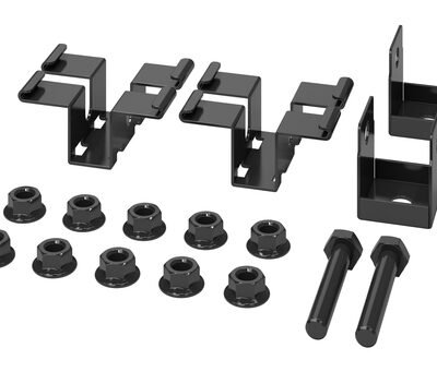 ROD MOUNTING BRACKETS X2 BLACK