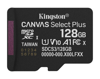128GB MICROSDXC CANVAS SELECT+