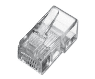 MODULARPLUG F ROUNDCABLE 100X