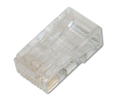 CAT 6 M PLUG ROUNDCABLE 100X
