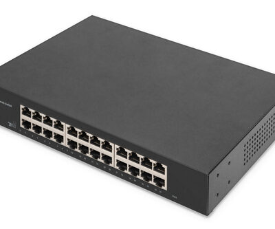 24-PORT GBIT SWITCH 19ZOLL UNMA