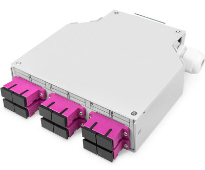FIBER OPTIC DIN RAILBOX MM-OM4