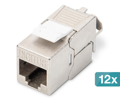 12X CAT 6A KEYSTONE MODUL