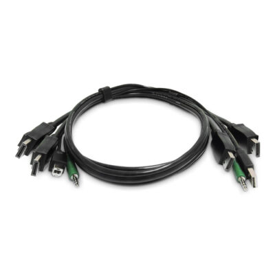 DUAL-DISPLAYPORT KVM CABLE