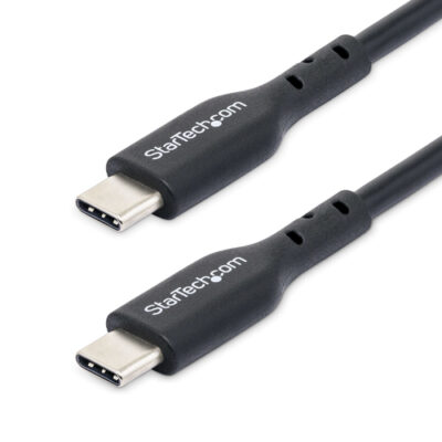 1M BLACK USB-C CABLE 2-PACK