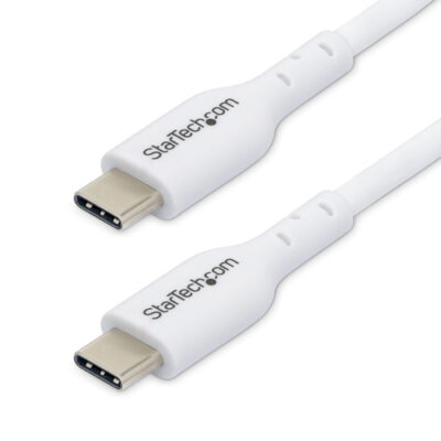 1M WHITE USB-C CABLE 2-PACK