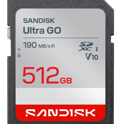 ULTRA SD UHS-I 512GB SD 190MB/S