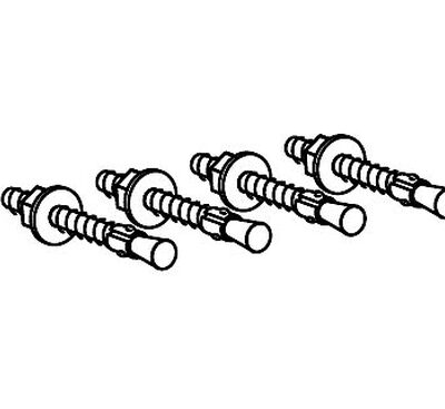 KITHARDWARESTUD ANCHORS3/8-16X3