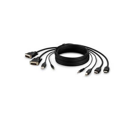 DUAL DVI TO HDMI/USB/AUD