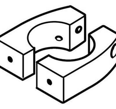 SPLIT POLE MOUNT BRACKET