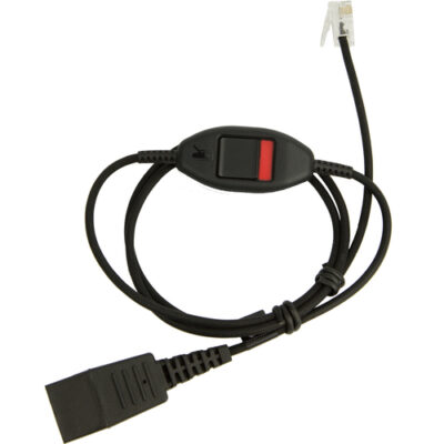QD MUTE CABLE STRAIGHT 0.8M